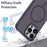 For iPhone 16 Pro Max Case Compatible with MagSafe Skin Touch TPU Acrylic Phone Back Cover - Purple - 4