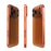 LUPHIE For iPhone 17 Pro Case Ultra Slim Metal Phone Back Cover Textured Design - Orange - 2