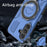 For Samsung Galaxy A37 5G Magnetic Case Rotating Metal Kickstand Shockproof PC + TPU Phone Back Cover - Dark Blue - 3