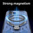 For Samsung Galaxy A37 5G Magnetic Case Rotating Metal Kickstand Shockproof PC + TPU Phone Back Cover - Dark Blue - 5