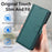 For iPhone 18 Pro Max / 17 Pro Max Case PU Leather Stand View Phone Wallet Cover with Hand Strap - Green - 7