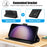For Samsung Galaxy S26 Case PU Leather Stand View Phone Wallet Cover with Hand Strap - Black - 7