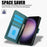 For Samsung Galaxy S26+ Case PU Leather Stand View Phone Wallet Cover with Hand Strap - Green - 5