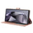 For Samsung Galaxy S26 Ultra Case PU Leather Stand View Phone Wallet Cover with Hand Strap - Pink - 4