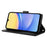For Samsung Galaxy A57 5G Case PU Leather Stand View Phone Wallet Cover with Hand Strap - Black - 4