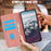 For Samsung Galaxy A57 5G Case Flower Butterfly Leather Wallet Phone Cover with Hand Strap - Pink - 5