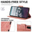 For Samsung Galaxy A57 5G Case Flower Butterfly Leather Wallet Phone Cover with Hand Strap - Pink - 7