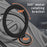 For Samsung Galaxy S25 Ultra Magnetic Case Rotating Kickstand TPU PC Shockproof Phone Back Cover - Black - 3