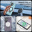 For Samsung Galaxy S25 Ultra Magnetic Case Rotating Kickstand TPU PC Shockproof Phone Back Cover - Black - 5