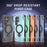 For Samsung Galaxy S25 Ultra Magnetic Case Rotating Kickstand TPU PC Shockproof Phone Back Cover - Black - 6