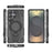 For Samsung Galaxy S25 Ultra Magnetic Case Rotating Kickstand TPU PC Shockproof Phone Back Cover - Black - 7