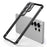 For Samsung Galaxy S26 Ultra Bumper Case Alloy Frame Cover with Lens Frame - Black - 1