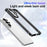 For Samsung Galaxy S26 Ultra Bumper Case Alloy Frame Cover with Lens Frame - Black - 4