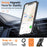 For iPhone Air Magnetic Case TPU + PC Kickstand Phone Cover Drop Protection - Orange - 7