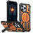For iPhone 17 Pro Magnetic Case TPU + PC Kickstand Phone Cover Drop Protection - Orange - 1