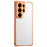 For Samsung Galaxy S26+ Bumper Case Alloy Frame Cover with Lens Frame - Orange - 1