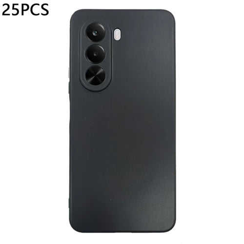 25Pcs For Realme P4x 5G Case 1.2mm TPU Matte Phone Cover - Black - 1