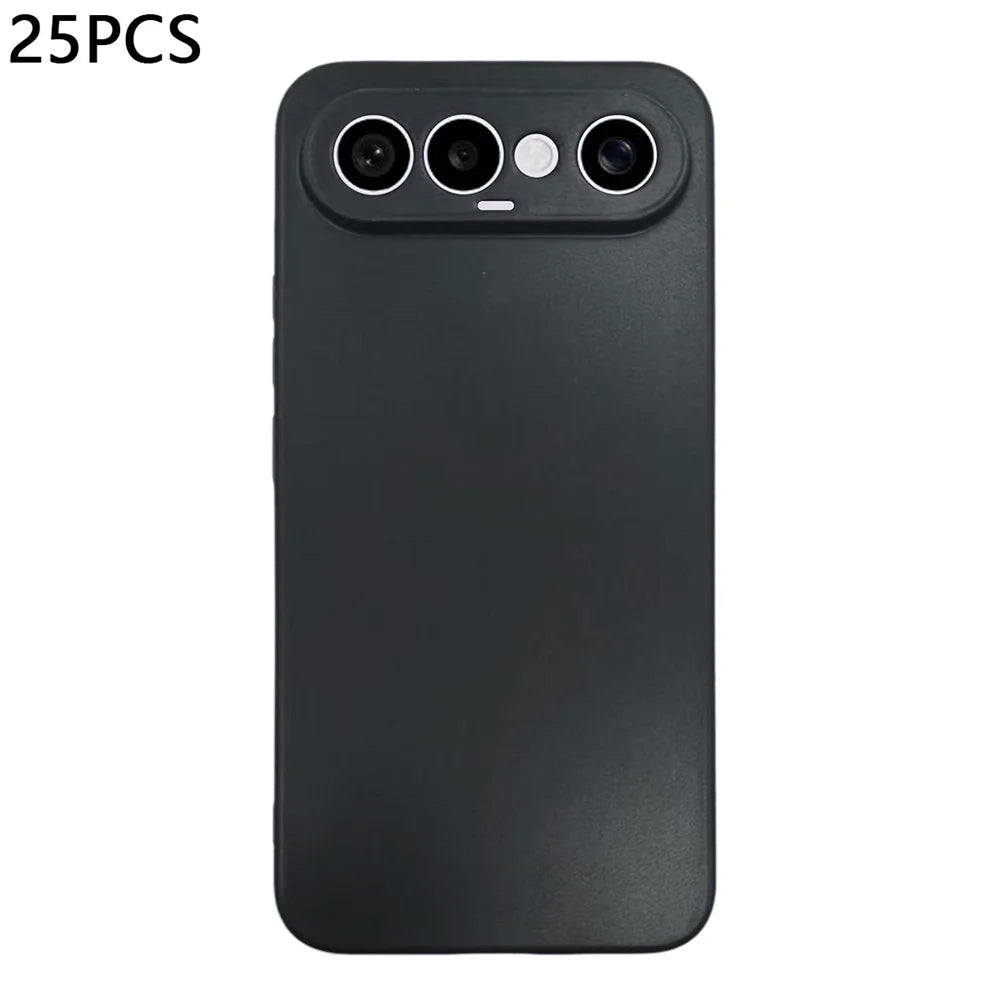 25Pcs For vivo S50 Pro mini 5G Case 1.2mm TPU Matte Phone Cover - Black - 1