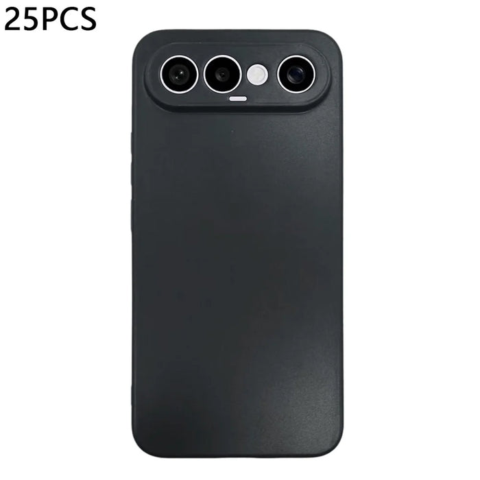 25Pcs For vivo S50 Pro mini 5G Case 1.2mm TPU Matte Phone Cover - Black - 1