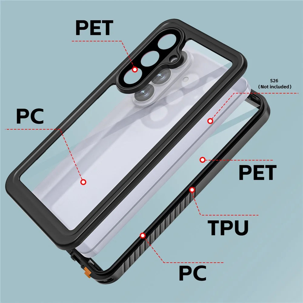 REDPEPPER FS Series For Samsung Galaxy S26 Waterproof Case IP68 Shockproof Phone Cover - 7