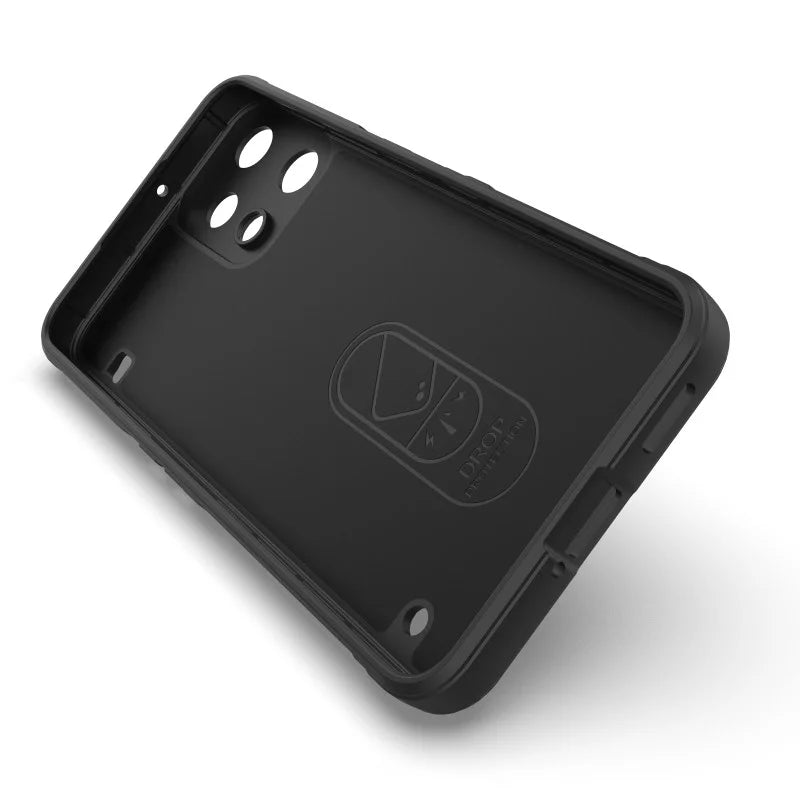 WANLONFENG For Nothing Phone (3a) Lite 5G TPU Case  HD Series Anti Slip Phone Cover with Tempered Glass - Black - 4