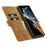 LC.IMEEKE For Samsung Galaxy S26 Ultra Case Wallet Microfiber Leather Phone Cover - Brown - 2