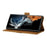 LC.IMEEKE For Samsung Galaxy S26 Ultra Case Wallet Microfiber Leather Phone Cover - Brown - 3