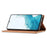LC.IMEEKE For Samsung Galaxy A37 5G Case Wallet Microfiber Leather Phone Cover - Brown - 4