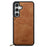 LC.IMEEKE L6 For Samsung Galaxy S26+ Magnetic Case Detachable Zipper Wallet Leather Coated PC + TPU Phone Cover - Brown - 3