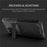 R-JUST Anti-drop Phone Case For iPhone 14 Pro Max, Silicone + Metal Scratch-resistant Cell Phone Cover Kickstand - Black - 6