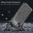R-JUST For iPhone 14 Plus Silicone + Metal Protective Back Cover Kickstand Shockproof Smartphone Case - Black - 5