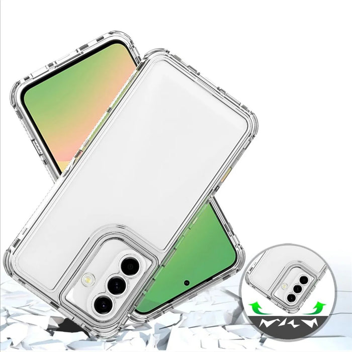 For Samsung Galaxy A57 5G Clear Case Anti Scratch Acrylic TPU Phone Cover - 4