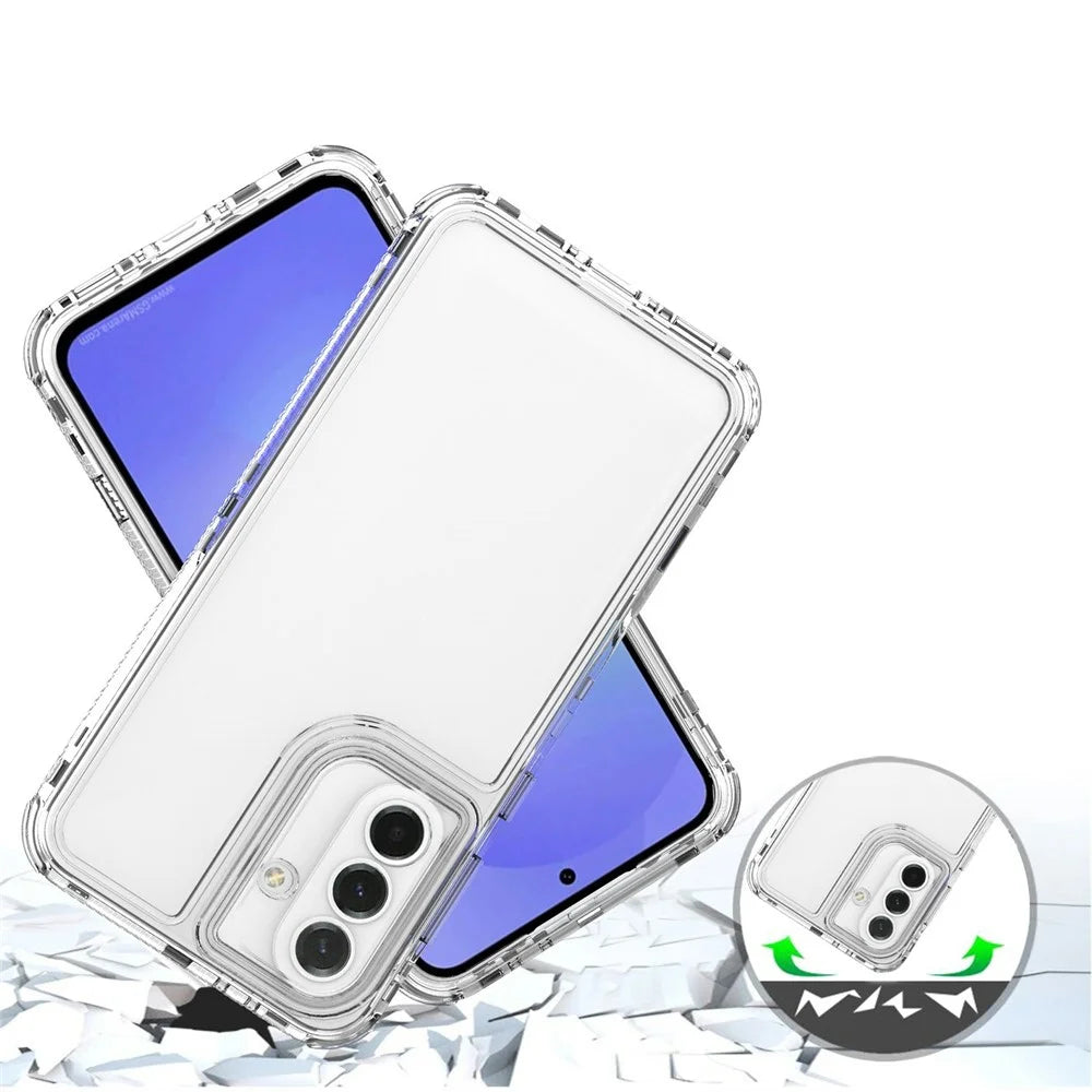 Clear Case for Samsung Galaxy A37 5G / A36 5G / A56 5G Anti Scratch Acrylic TPU Phone Cover - 4