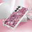 For Samsung Galaxy S26+ TPU Case Glitter Quicksand Shockproof Phone Back Cover - Rose Gold / Hearts - 5