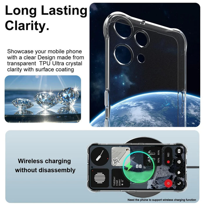 IMAK For Nothing Phone (3a) Lite 5G Case TPU Phone Cover Airbag Shockproof Protection - 6
