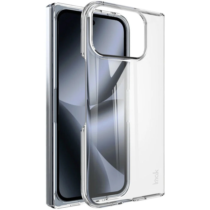IMAK Crystal Case II Pro for Google Pixel 10 Pro Fold Case Clear PC Phone Cover (Upper Cover + Lower Cover) - 1