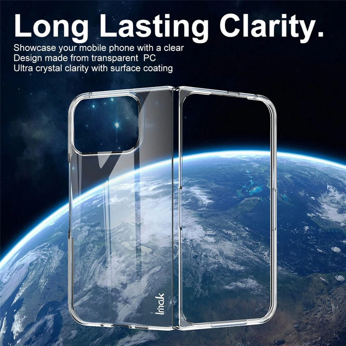 IMAK Crystal Case II Pro for Google Pixel 10 Pro Fold Case Clear PC Phone Cover (Upper Cover + Lower Cover) - 7
