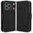 For ZTE Blade V80 Vita Leather Case Phone Wallet Cover with Multiple Card Slots - Black - 1