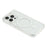 For iPhone 15 Pro Magnetic Case TPU PC Clear Phone Cover with Metal Buttons - White - 4