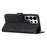 Leather Phone Case For Samsung Galaxy S26 Ultra Foldable Stand Wallet Flip Cover with Strap - Black - 3