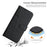 Leather Phone Case For Samsung Galaxy S26 Ultra Foldable Stand Wallet Flip Cover with Strap - Black - 7