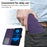 For Samsung Galaxy S26+ Wallet Case Flip Stand Calf Texture PU Leather Phone Cover with Strap - Purple - 7