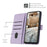 For Google Pixel 10a Wallet Case Cats Imprint Leather Phone Cover with Strap - Purple - 3