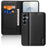 DUX DUCIS For Samsung Galaxy S26 Case  Hivo Series Cowhide Leather RFID Blocking Wallet Stand Flip Phone Cover - Black - 1