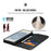 DUX DUCIS For Samsung Galaxy S26 Case  Hivo Series Cowhide Leather RFID Blocking Wallet Stand Flip Phone Cover - Black - 3