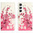 For Samsung Galaxy S26+ Case Pattern Print PU Leather Wallet Phone Cover - Plum Blossom - 1