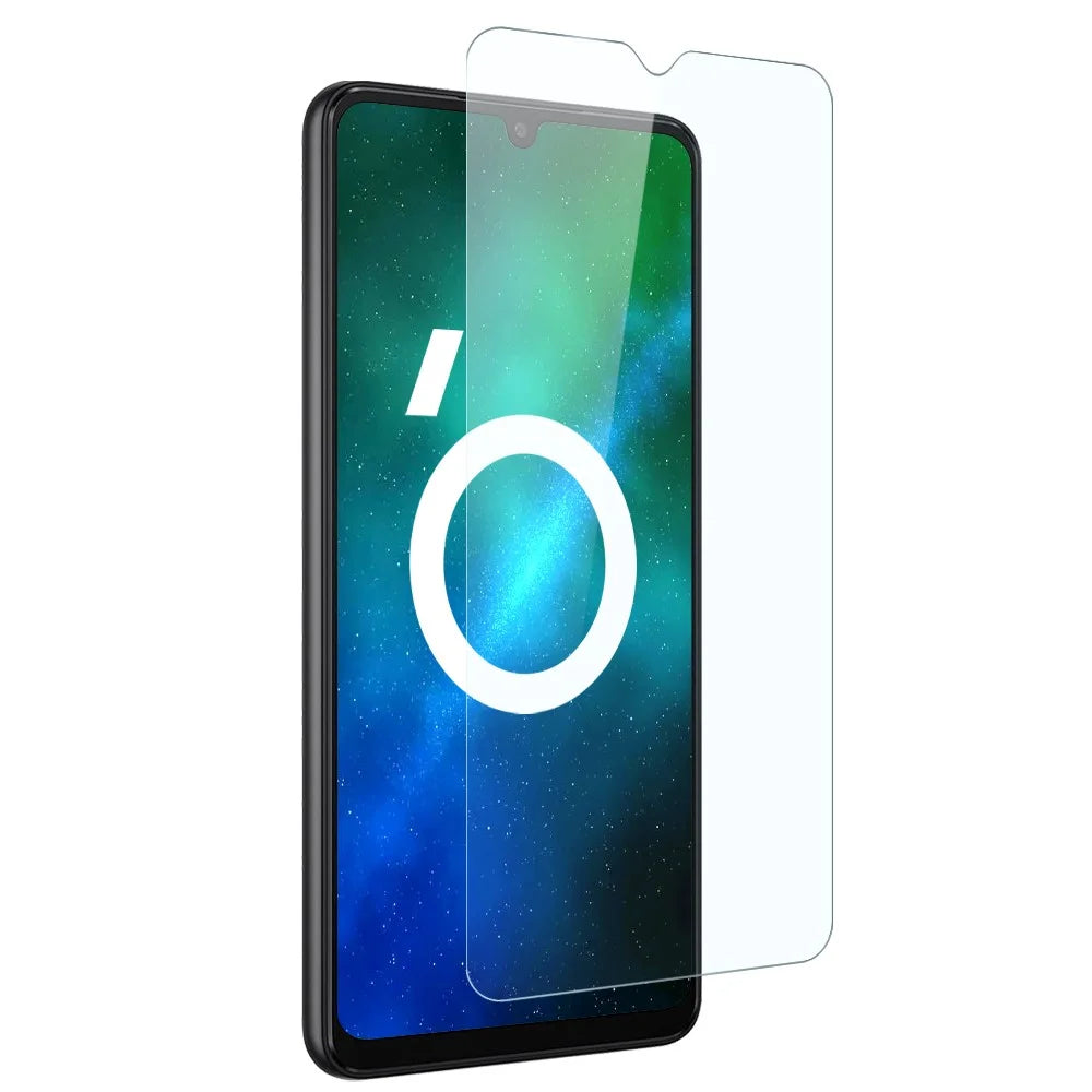 NORTHJO For Samsung Galaxy A33 5G 2-in-1 Anti-scratch TPU Phone Case + Ultra Clear Tempered Glass Screen Protector - Transparent - 3