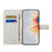 For Samsung Galaxy S26+ Case Pattern Print PU Leather Wallet Phone Cover Cross Texture - Blue Flower - 2