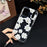 For iPhone 17 Pro Max Magnetic Case Winter Sakura Pattern TPU PC Protective Phone Cover - White Flower / White - 3