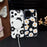 For iPhone 17 Pro Max Magnetic Case Winter Sakura Pattern TPU PC Protective Phone Cover - White Flower / White - 4